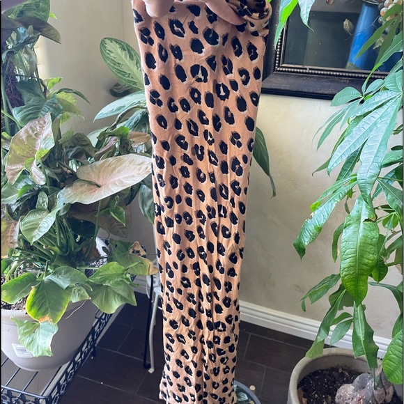 Cheetah Print MIDI Skirt Size XS - Picture 1 of 3